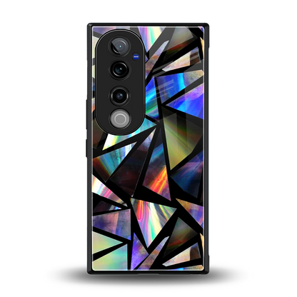 Shattered Luxe back phone cover | glass case for vivo v40 pro