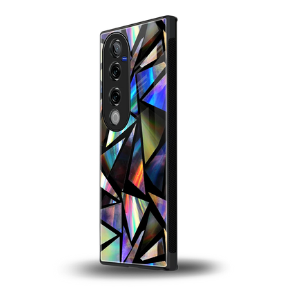 Shattered Luxe vivo v40 pro mobile cover | shockproof glass phone case