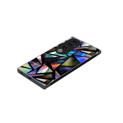 Shattered Luxe stylish phone case for vivo v40 pro | glossy glass and slim fit