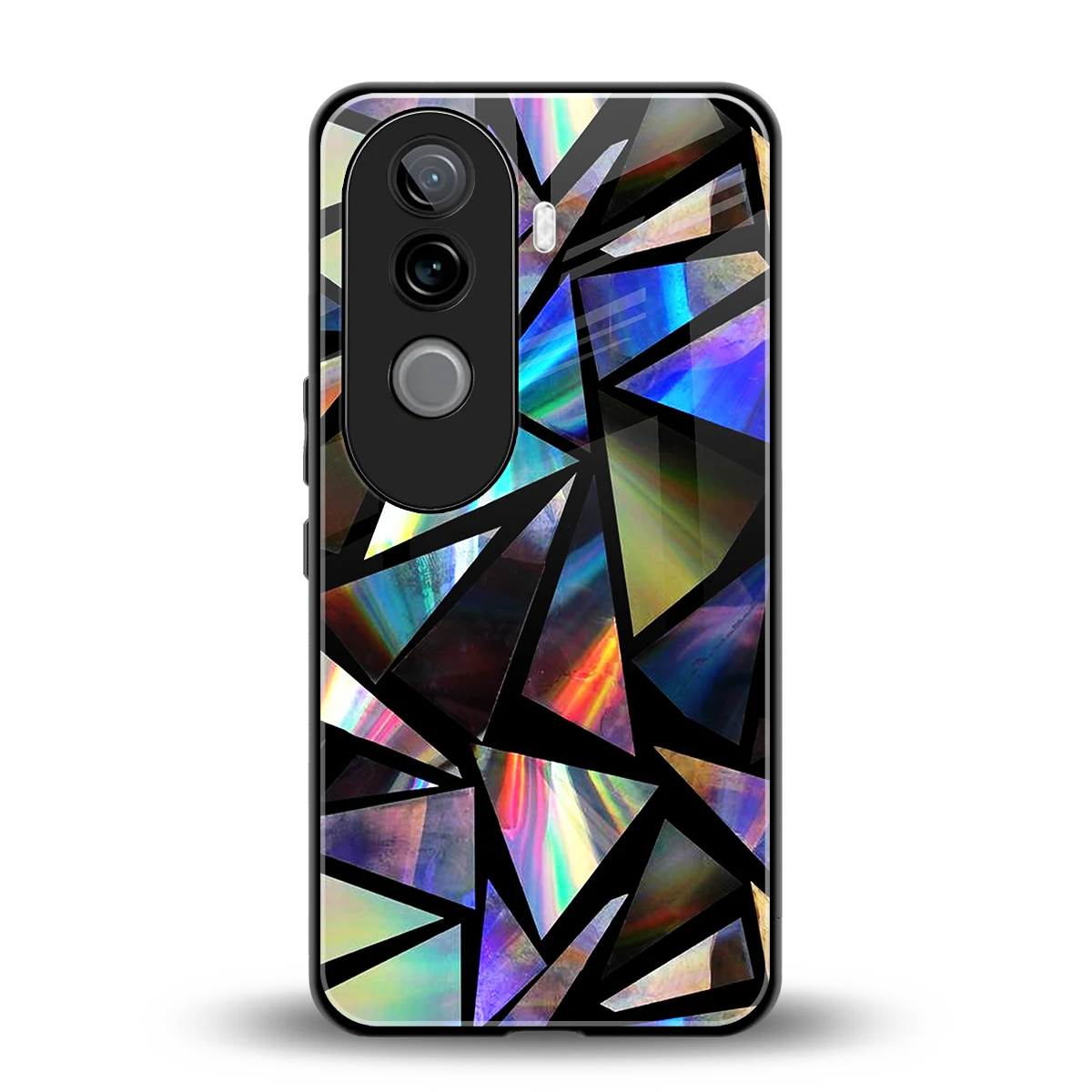 Shattered Luxe back phone cover | glass case for vivo v40e
