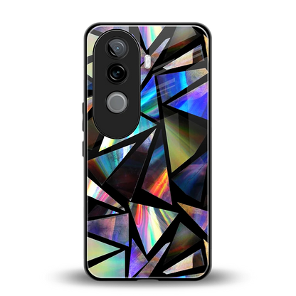 Shattered Luxe back phone cover | glass case for vivo v40e