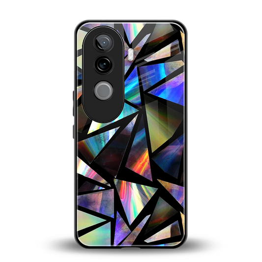 Shattered Luxe back phone cover | glass case for vivo v40e