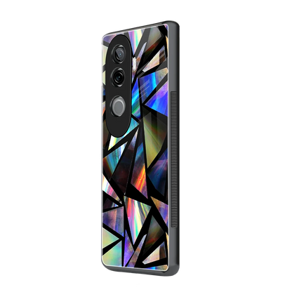 Shattered Luxe vivo v40e mobile cover | shockproof glass phone case