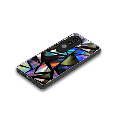 Shattered Luxe stylish phone case for vivo v40e | glossy glass and slim fit