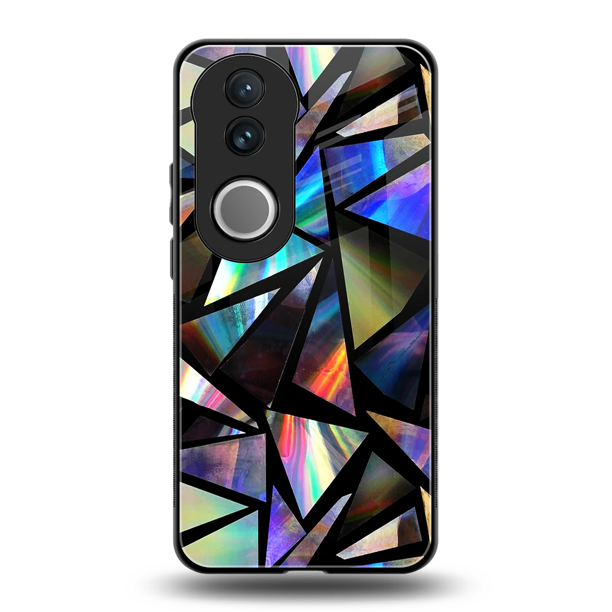 Shattered Luxe back phone cover | glass case for vivo v50