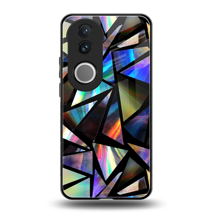 Shattered Luxe back phone cover | glass case for vivo v50