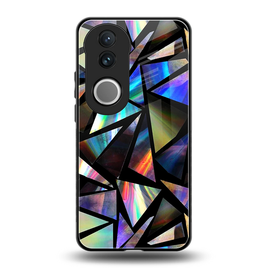 Shattered Luxe back phone cover | glass case for vivo v50