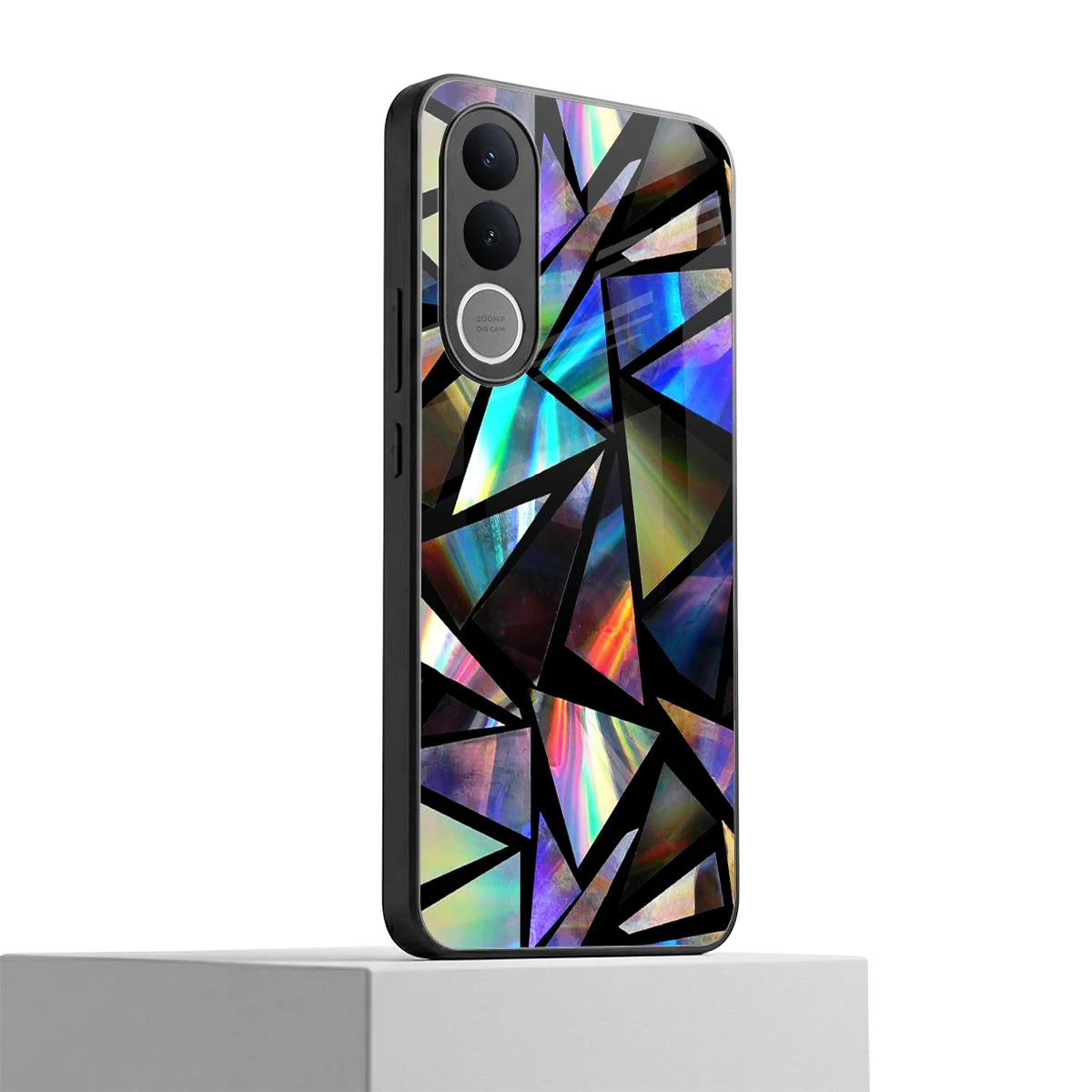 Shattered Luxe vivo v70 fe mobile cover | shockproof glass phone case