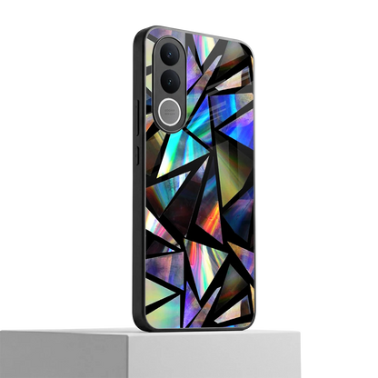 Shattered Luxe vivo v70 fe mobile cover | shockproof glass phone case