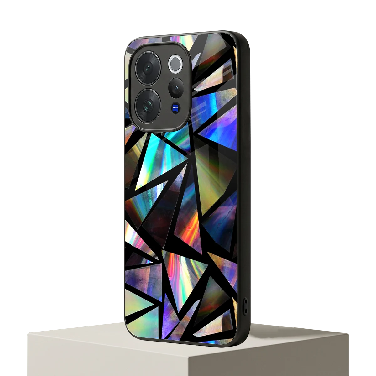 Shattered Luxe vivo v70 elite mobile cover | shockproof glass phone case