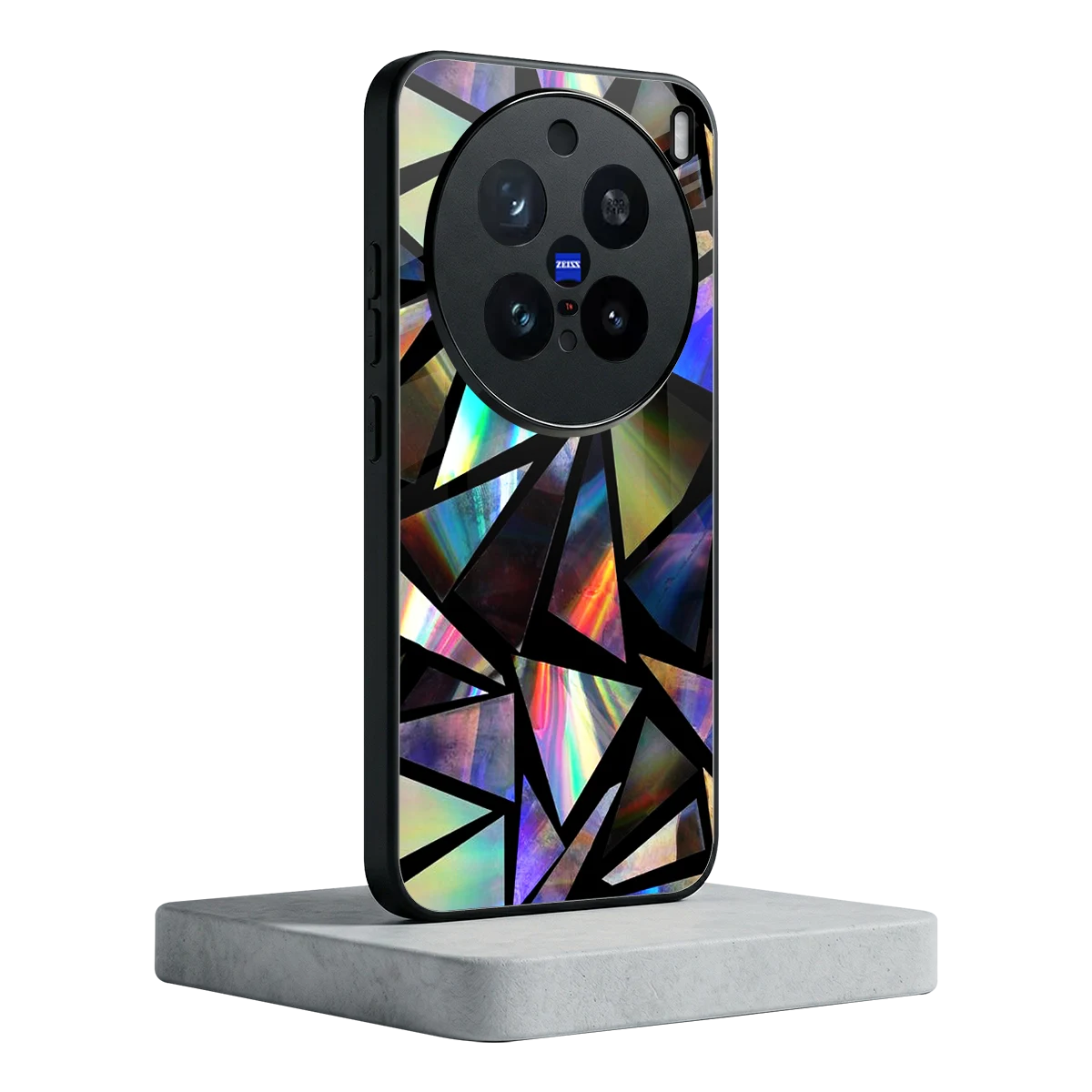 Shattered Luxe vivo x200 pro mobile cover | shockproof glass phone case