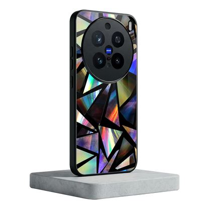Shattered Luxe vivo x200 pro mobile cover | shockproof glass phone case