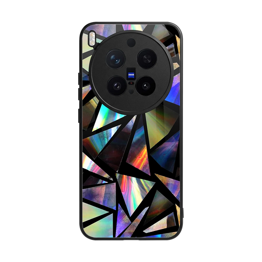 Shattered Luxe back phone cover | glass case for vivo x300 pro
