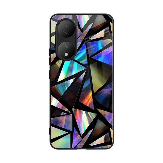 Shattered Luxe back phone cover | glass case for Vivo-y100
