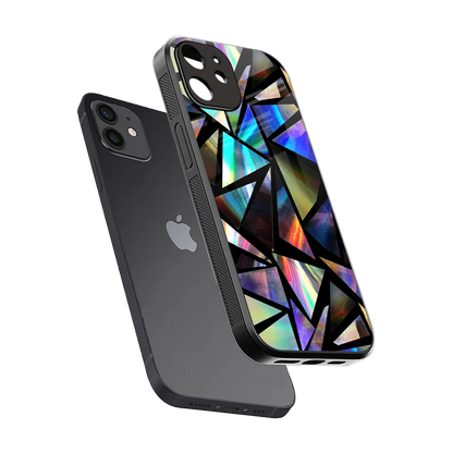 Shattered Luxe sleek iphone 11 cover with tempered glass back and TPU edges