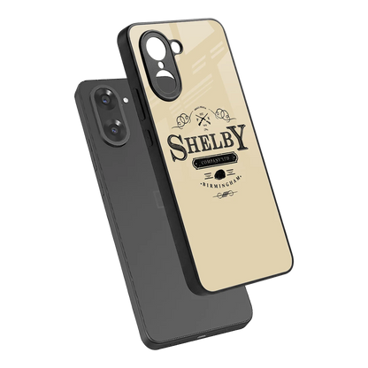Shelby sleek oneplus nord ce5 5g cover with tempered glass back and TPU edges