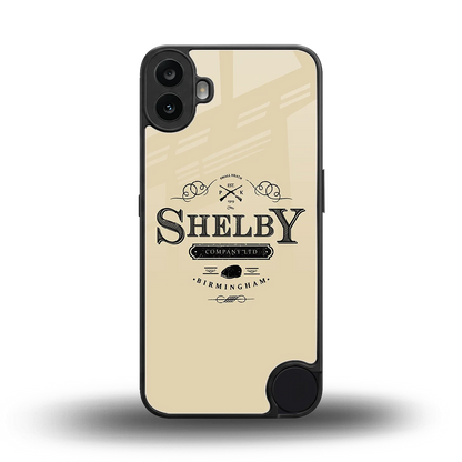 Shelby back phone cover | glass case for cmf nothing phone 1