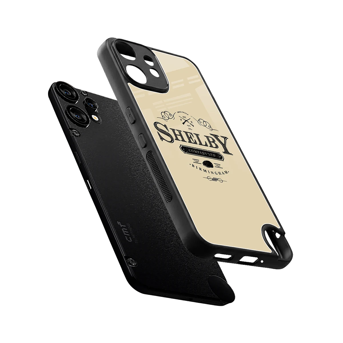 Shelby sleek cmf nothing phone 2 pro cover with tempered glass back and TPU edges