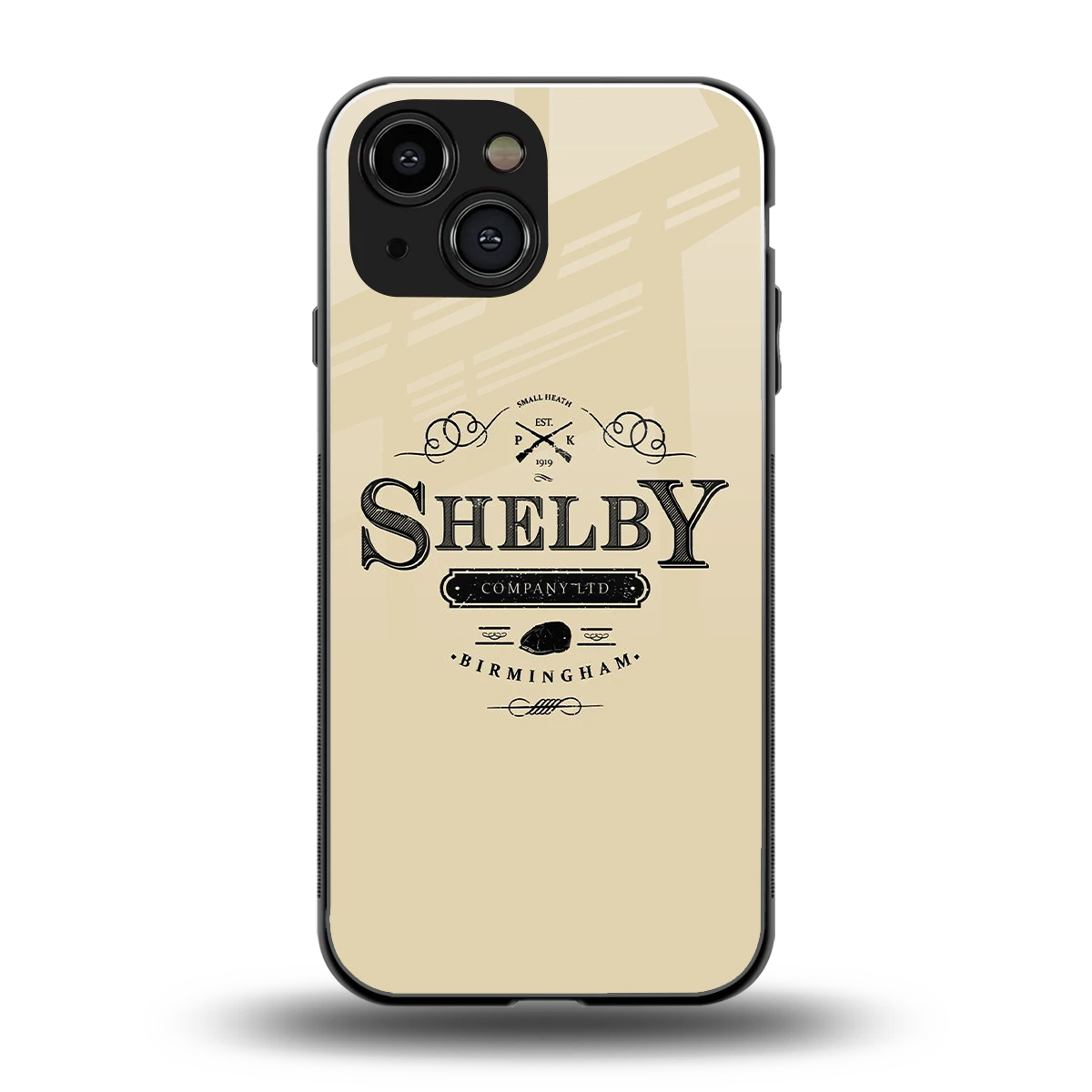 Shelby back phone cover | glass case for iphone 13 mini