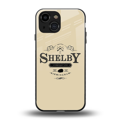 Shelby back phone cover | glass case for iphone 13 mini