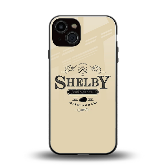 Shelby back phone cover | glass case for iphone 13