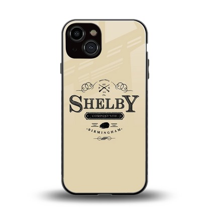 Shelby back phone cover | glass case for iphone 14