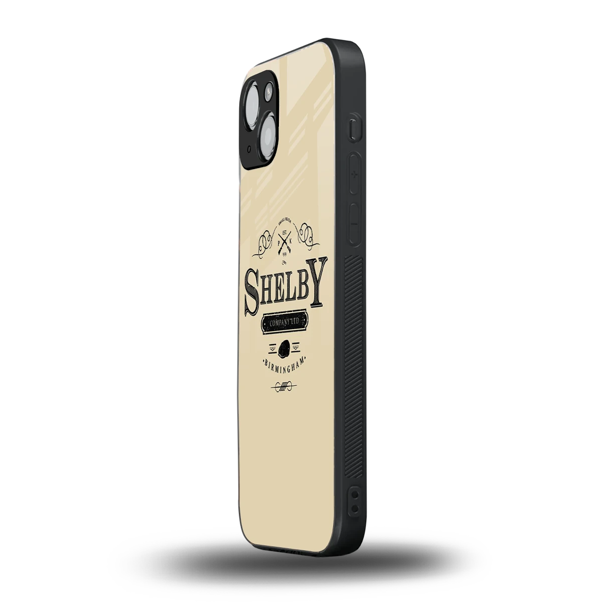 Shelby iphone 14 plus mobile cover | shockproof glass phone case
