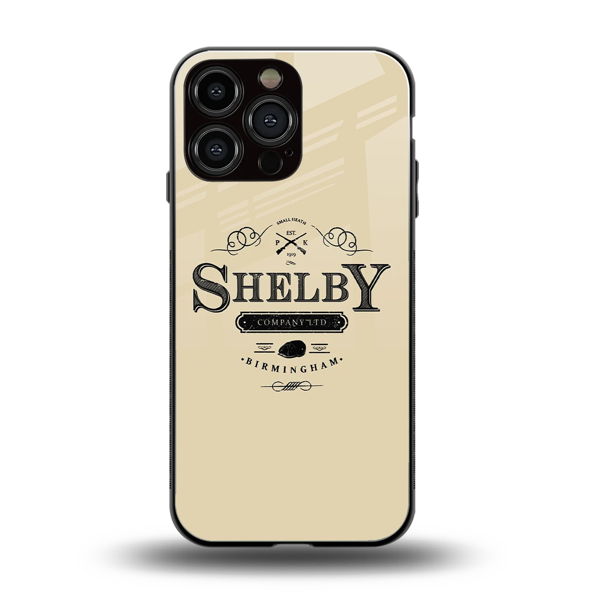 Shelby back phone cover | glass case for iphone 15 pro max