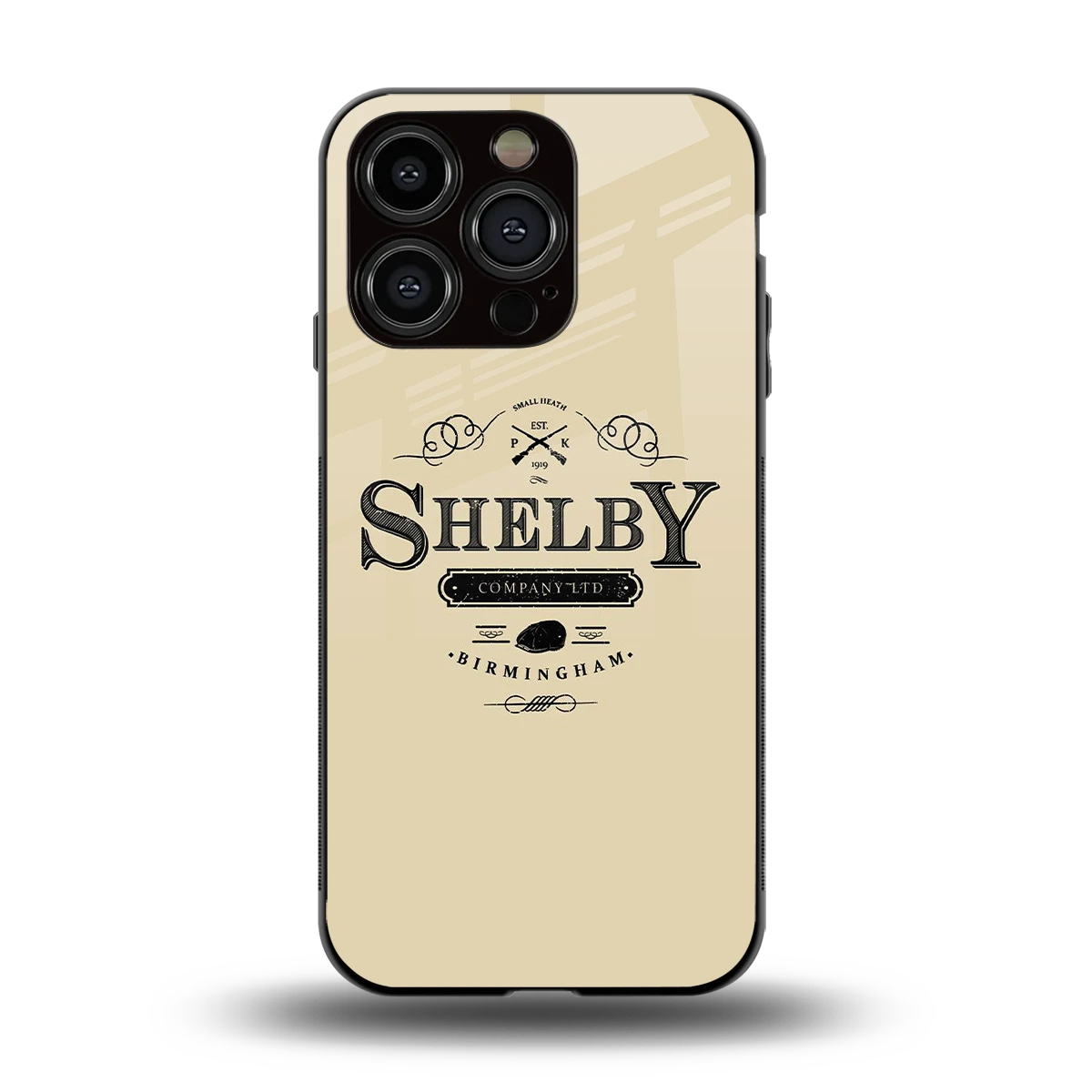 Shelby back phone cover | glass case for iphone 15 pro