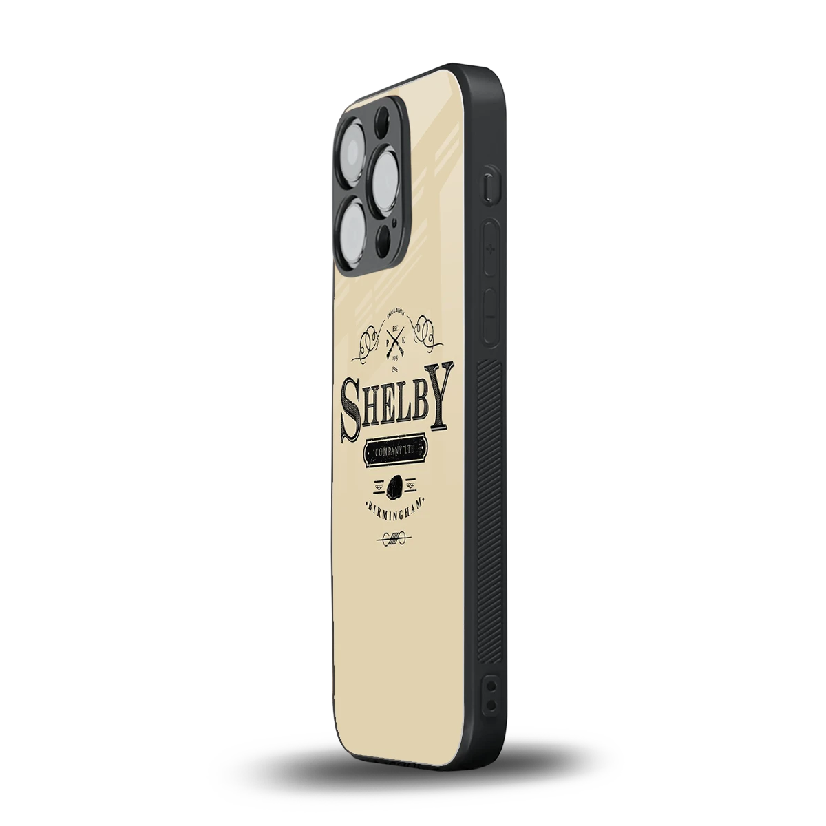 Shelby iphone 15 pro mobile cover | shockproof glass phone case