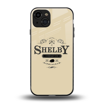 Shelby back phone cover | glass case for iphone 15