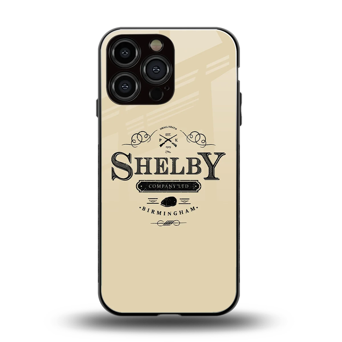 Shelby back phone cover | glass case for iphone 16 pro max