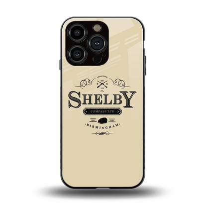 Shelby back phone cover | glass case for iphone 16 pro