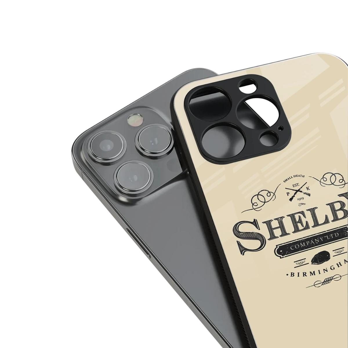 Shelby stylish phone case for iphone 14 plus | glossy glass and slim fit