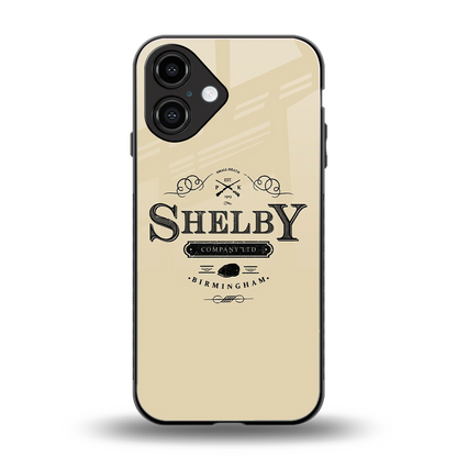 Shelby back phone cover | glass case for iphone 16