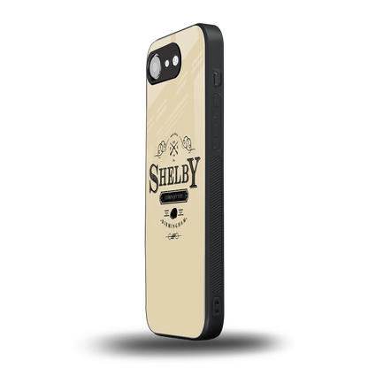 Shelby iphone 16e mobile cover | shockproof glass phone case