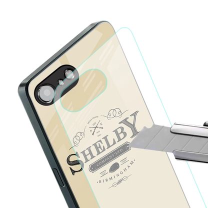 Shelby stylish phone case for iphone 16e | glossy glass and slim fit