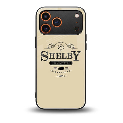 Shelby back phone cover | glass case for iphone 17 pro