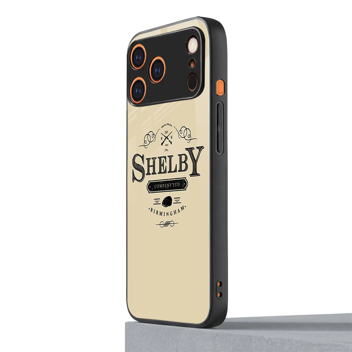 Shelby iphone 17 pro mobile cover | shockproof glass phone case
