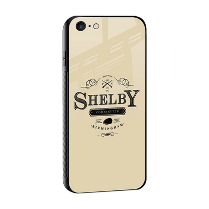 Shelby sleek iphone 6s plus cover with tempered glass back and TPU edges