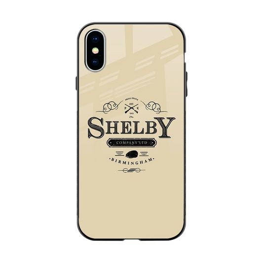 Shelby back phone cover | glass case for iphone x