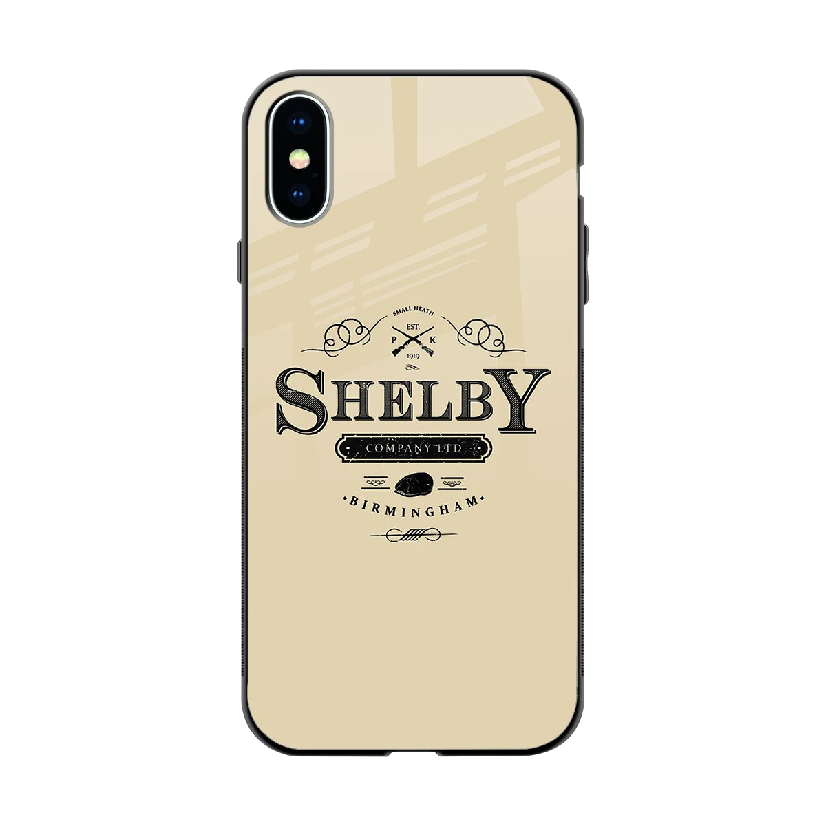 Shelby back phone cover | glass case for iphone xs