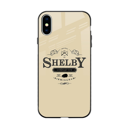 Shelby back phone cover | glass case for iphone xs