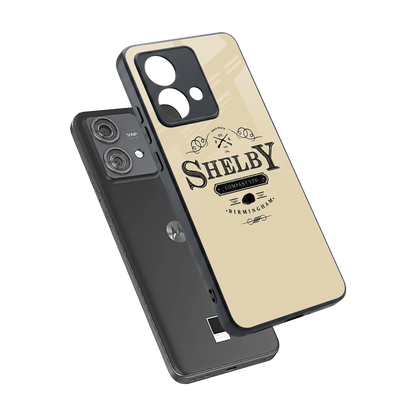 Shelby sleek motorola edge 40 neo 5g cover with tempered glass back and TPU edges