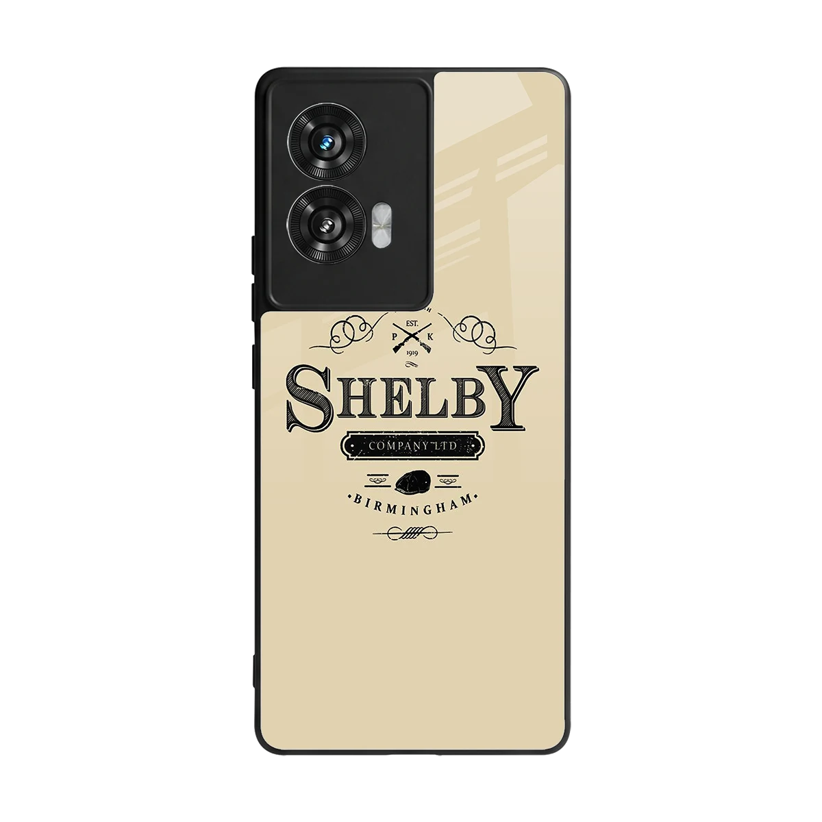 Shelby back phone cover | glass case for motorola edge 50 fusion