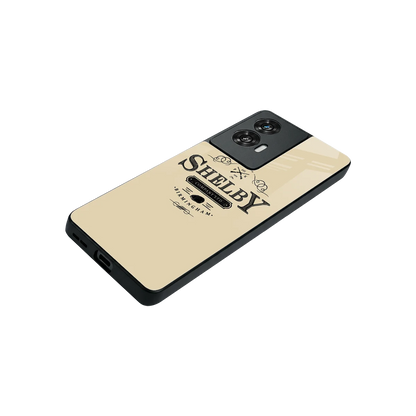 Shelby stylish phone case for motorola edge 50 fusion | glossy glass and slim fit