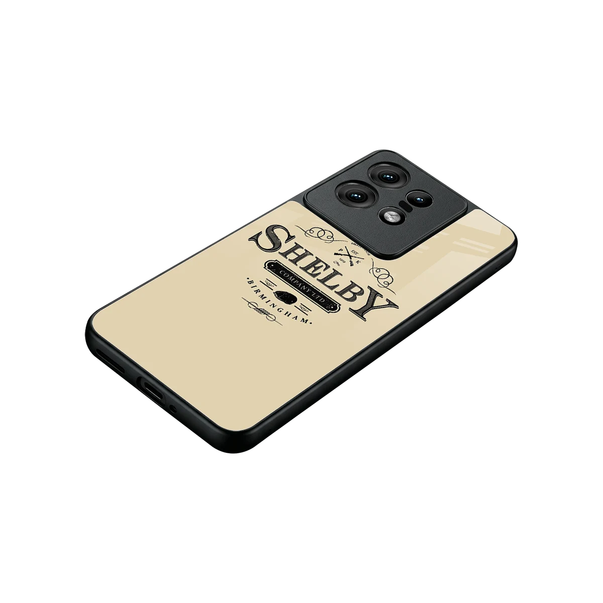 Shelby stylish phone case for motorola edge 50 pro | glossy glass and slim fit