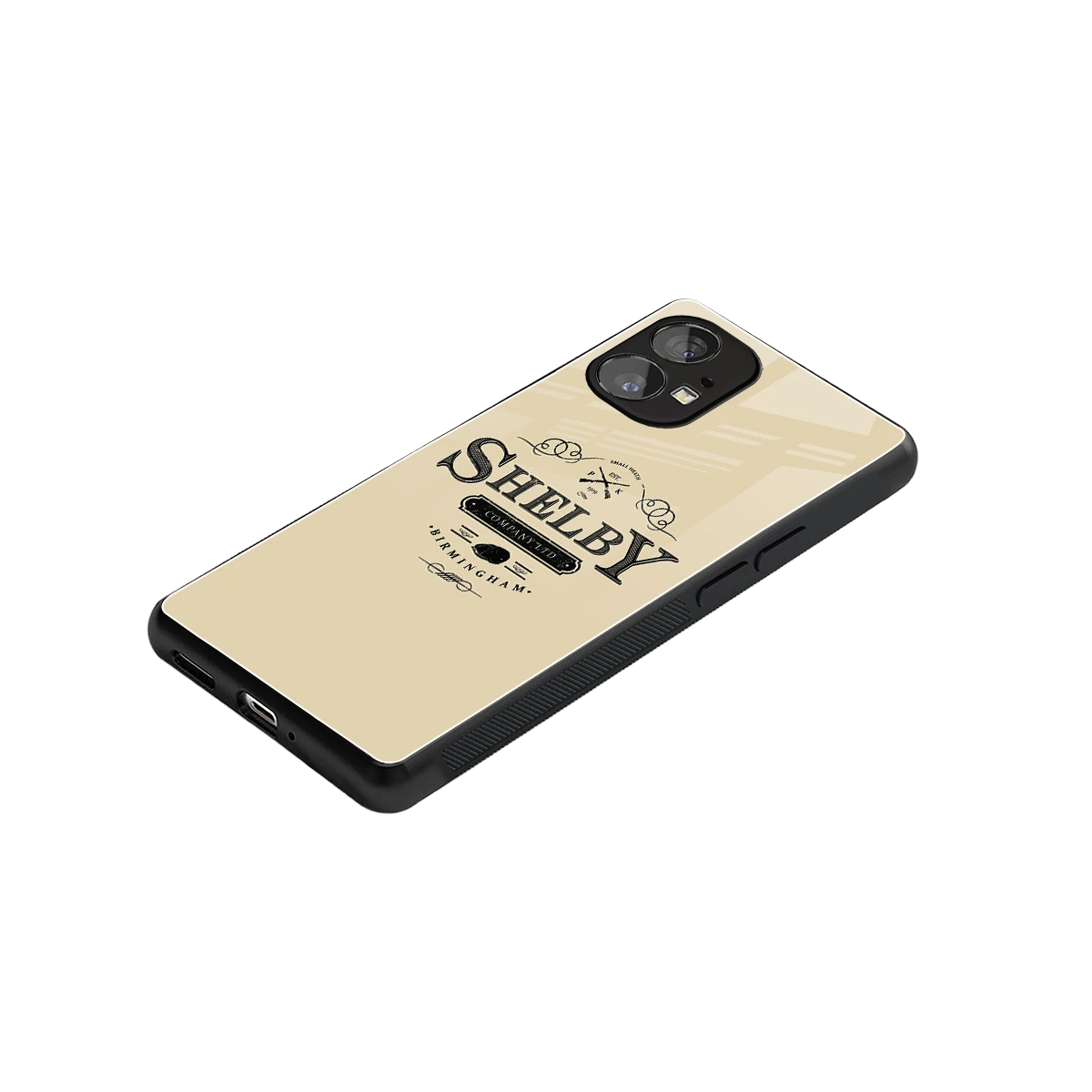 Shelby stylish phone case for nothing phone 1 | glossy glass and slim fit