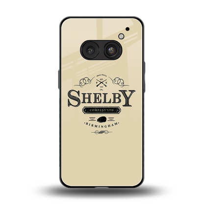 Shelby back phone cover | glass case for nothing phone 2a plus