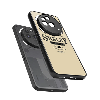Shelby sleek nothing phone 3a pro cover with tempered glass back and TPU edges